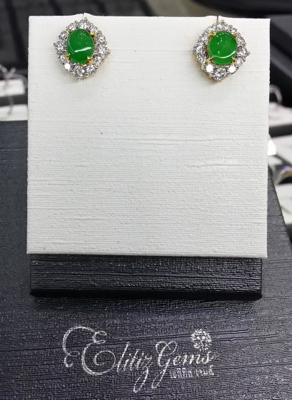 ต่างหูหยก ERJD05